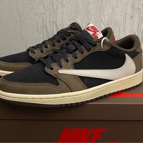 Nike Jordan 1 retro low OG SP Travis Scott mocha sneakers - Picture 5 of 8